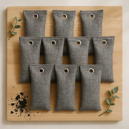 10 x Charcoal Bags — Enhance your home's air quality